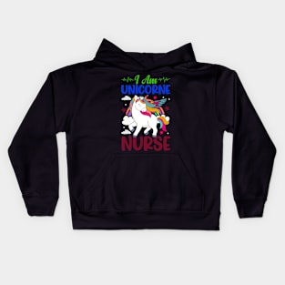 I AM UNICORNE NURSE Kids Hoodie